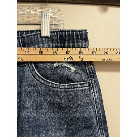 Aerie Pull On Distressed Drawstring Waist Jeans Women's Size XL - Picture 5 of 8